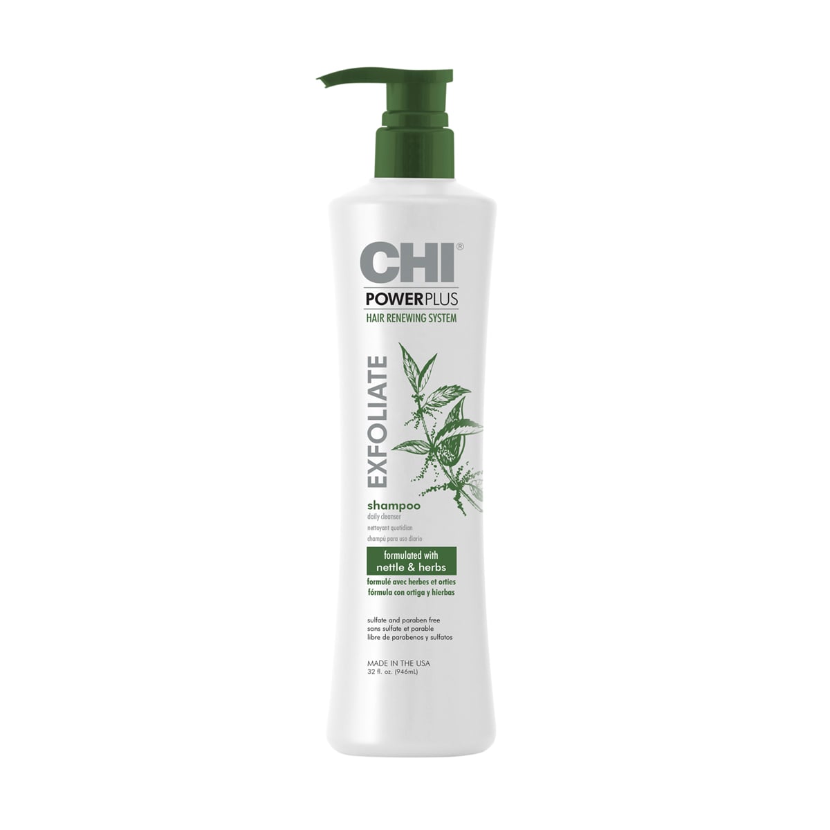 Стимулювальний шампунь-ексфоліант для волосся CHI Power Plus Shampoo, 946 мл